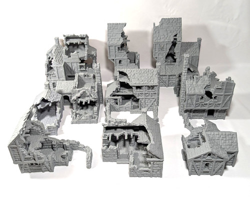 Medieval city ruins terrain - ruins,
