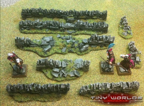 Stone walls set pieces - stone,