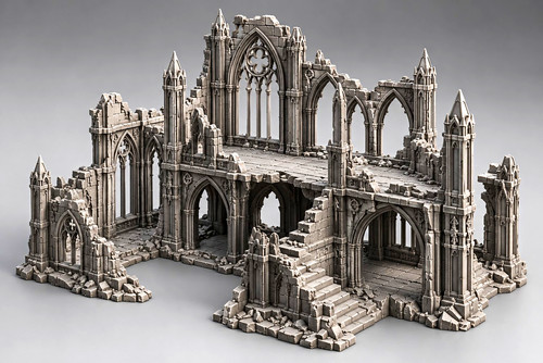 Gothic ruined cathedral - gothic,