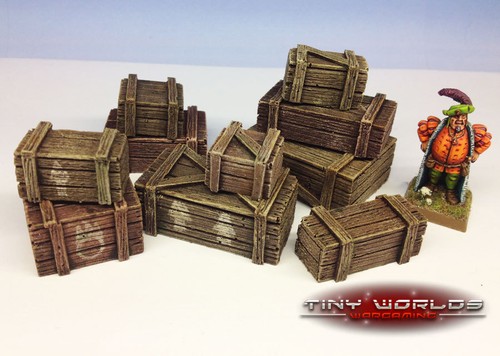 28mm resin crates - set, 10