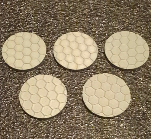 32mm unpainted round - 32mm,