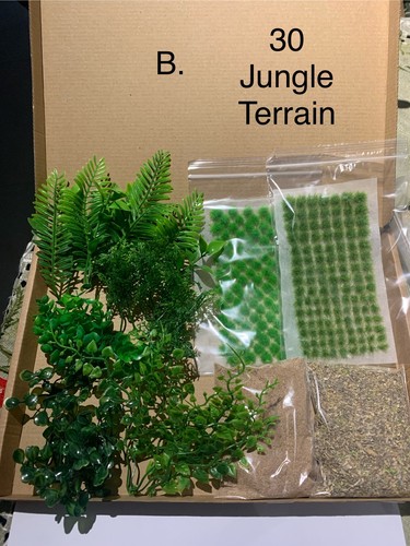 Miniature jungle terrain kit - miniature,