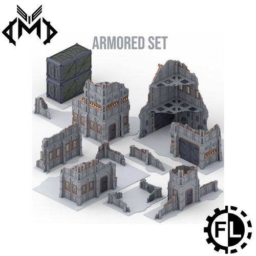 Foldable armoured ruins - ruins, 11th