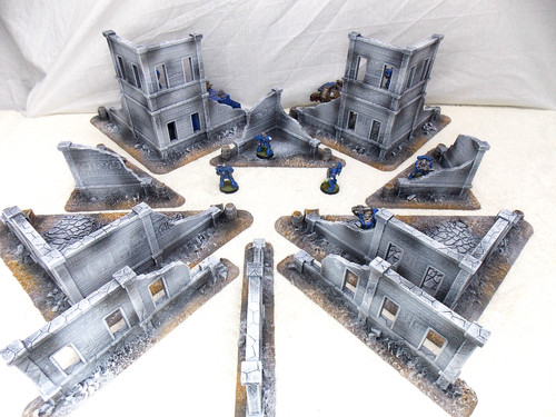 Wargaming terrain painted set - terrain,