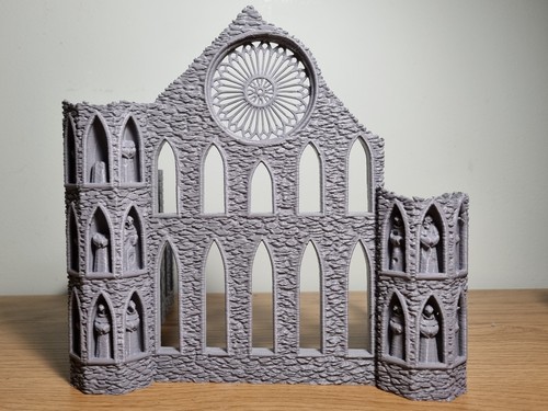 Ruined gothic cathedral - ruined,
