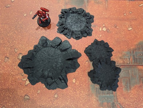 Blast crater terrain - blast,
