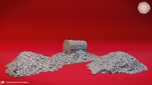 Treasure piles 32mm 54mm - -, 32mm/54mm