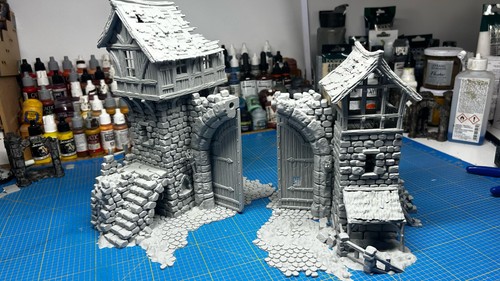 Ruined citadel gate fantasy - citadel,