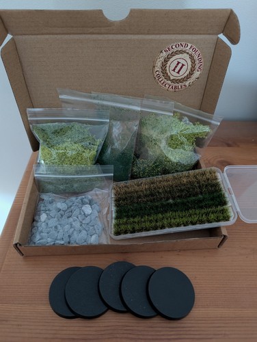 Miniature model hobby basing - model,