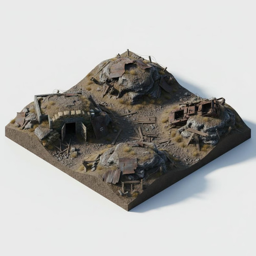 Ww2 terrain base - terrain,